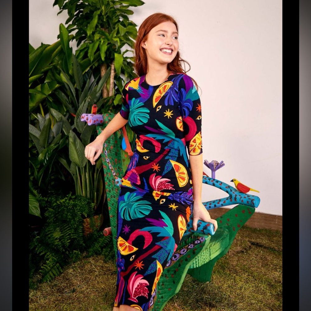 FARM Rio Mystic Jungle Dress - Multicolor
